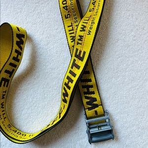 Off White Industrial Belt